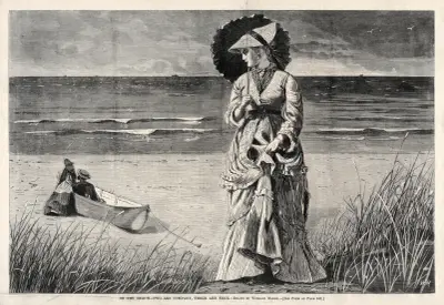 On the Beach – Two are Company, Three are None av Winslow Homer