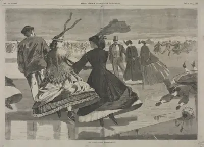 Our National Winter Exercise – Skating av Winslow Homer
