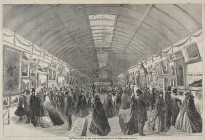 Picture Gallery of the Fair, Fourteenth Street Building av Winslow Homer
