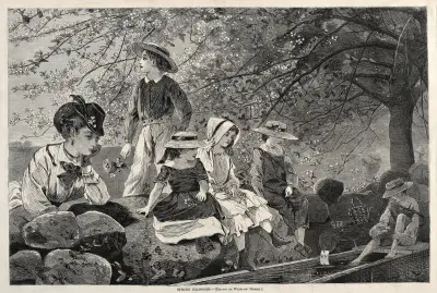 Spring Blossoms av Winslow Homer