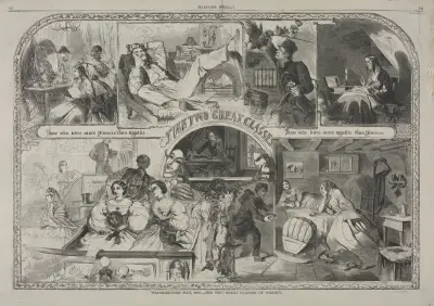 Dzień Dziękczynienia 1860 – Dwie wielkie klasy społeczne, Winslow Homer