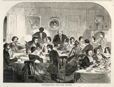 Thanksgiving Day – The Dinner av Winslow Homer