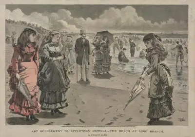 The Beach at Long Branch, 1869 – nr 2 av Winslow Homer