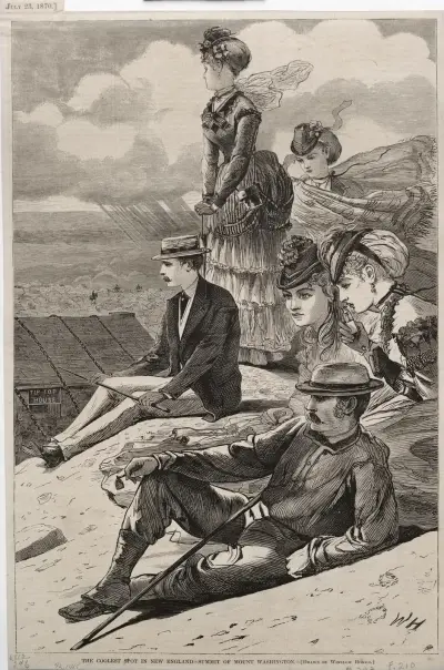 The Coolest Spot in New England – Summit of Mount Washington av Winslow Homer