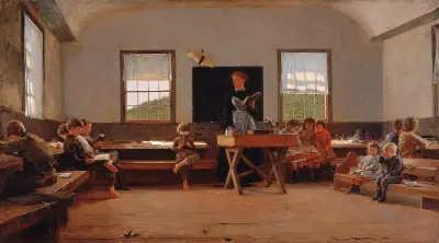 The Country School av Winslow Homer
