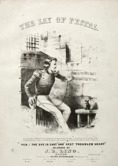 The Lay of Pestal – Sheet Music Cover av Winslow Homer