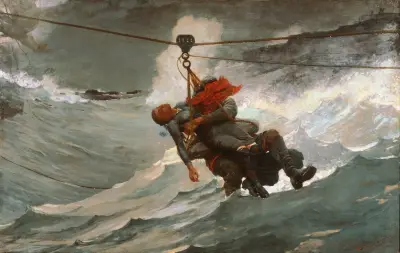 The Life Line av Winslow Homer