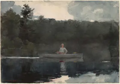 The Lone Fisherman av Winslow Homer
