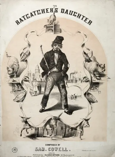 The Ratcatcher’s Daughter – Sheet Music Cover av Winslow Homer