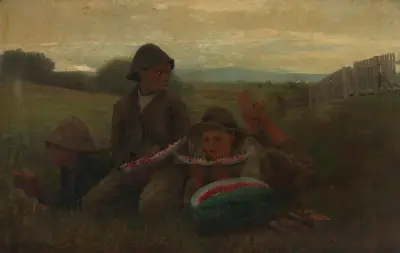The Watermelon Boys av Winslow Homer