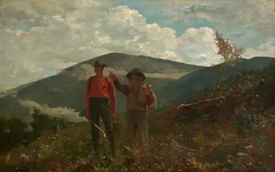Two Guides av Winslow Homer