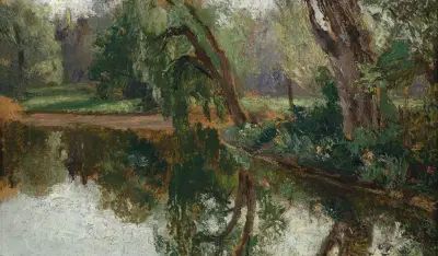 Aulandschaft av Olga Wisinger-Florian