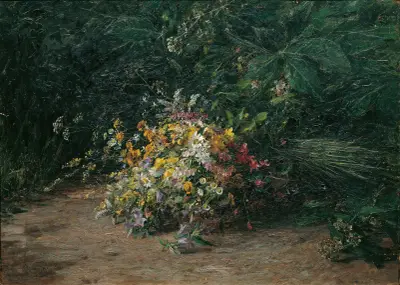 Feldblumenstrauß von Olga Wisinger-Florian