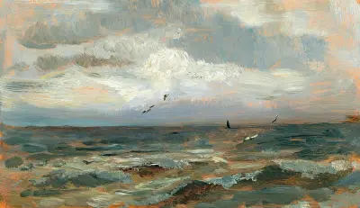 An der Nordsee von Olga Wisinger-Florian