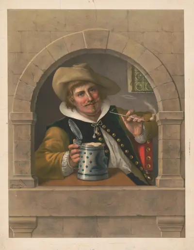 Beer drinker, 1880 – nr 2 av Wittemann Bros.