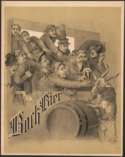 Bock Bier, 1882 – nr 1 av Wittemann Bros.