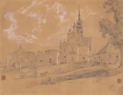 Cistercian Church of Our Lady and St Florian in Koprzywnica av Wojciech Gerson