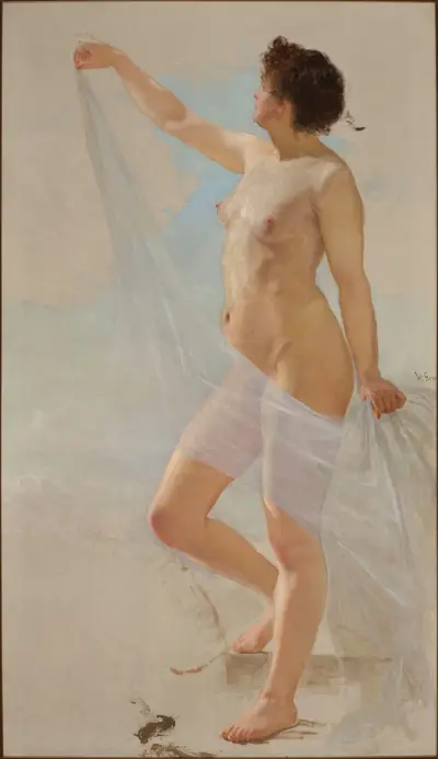 Weibliche Aktstudie von Wojciech Gerson