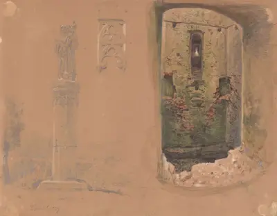 Fragments of Monuments in Koprzywnica av Wojciech Gerson