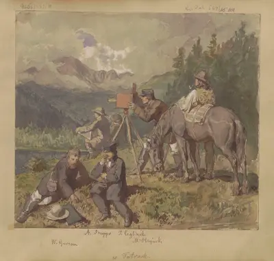 In den Tatra-Bergen. Die Reise der Künstler zum Smreczyński Staw von Wojciech Gerson