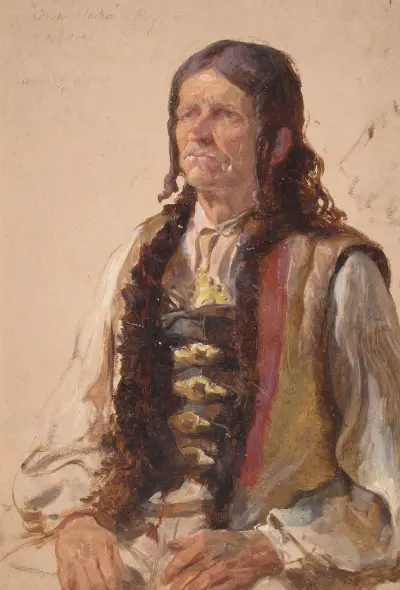 Jędrek Stachoń aus Olcza, ehemaliger Bürgermeister von Wojciech Gerson