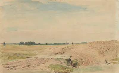 Landschaft von Domaniewo von Wojciech Gerson