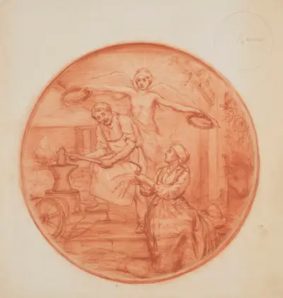 Personification of Craft and Agriculture av Wojciech Gerson