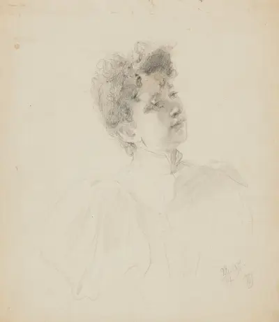 Portrait of a Woman av Wojciech Gerson