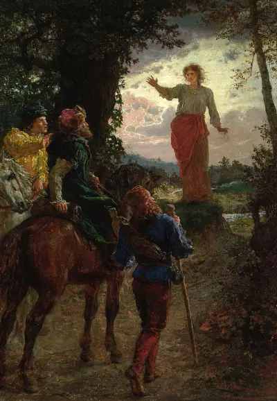 Veit Stoss auf dem Weg nach Nürnberg von Wojciech Gerson