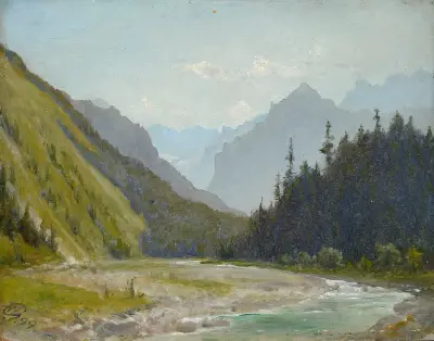 Tal der Weißen Wasser in den Tatrabergen von Wojciech Gerson
