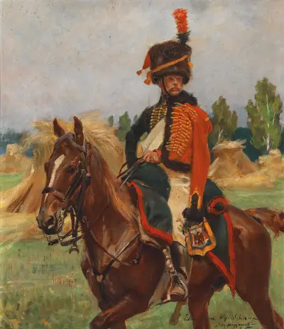 En kosack av Wojciech Kossak