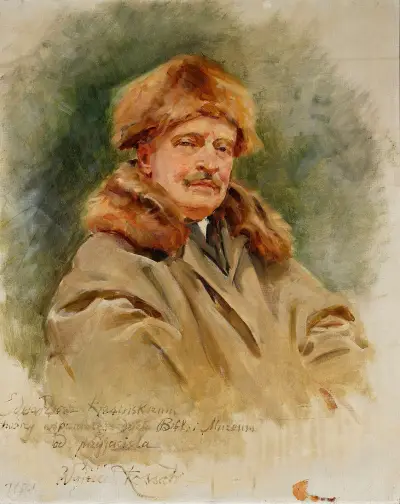 Porträt von Edward Krasiński von Wojciech Kossak
