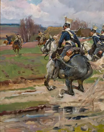 Ulaner av Wojciech Kossak