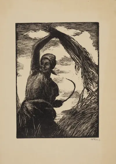 Żniwiarka av Wojciech Weiss