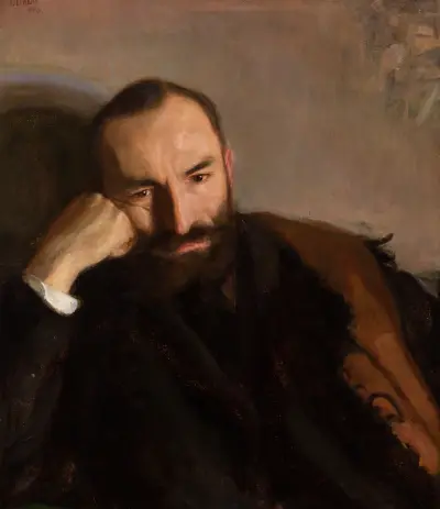 Porträtt av Feliks Jasieński av Wojciech Weiss