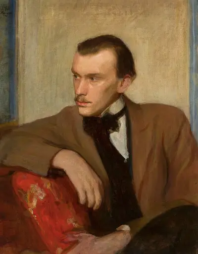 Porträtt av Włodzimierz Perzyński, författare av Wojciech Weiss