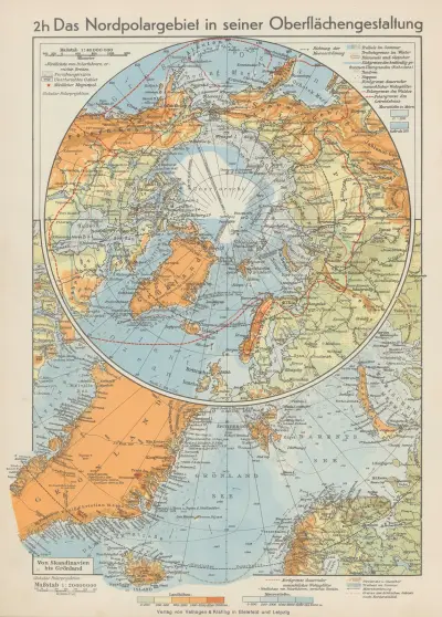 Das Nordpolargebiet in seiner Oberflächengestaltung von Wolfgang Preuss