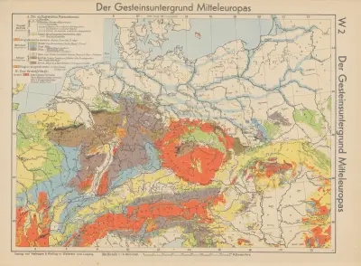 Der Gesteinsuntergrund Mitteleuropas von Wolfgang Preuss