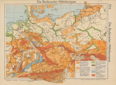 Die Bodenarten Mitteleuropas von Wolfgang Preuss