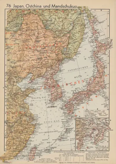 Japan, Ostchina und Mandschukuo von Wolfgang Preuss