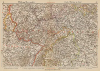 Mittleres Rheingebiet, Main-Donau-Gebiet von Wolfgang Preuss