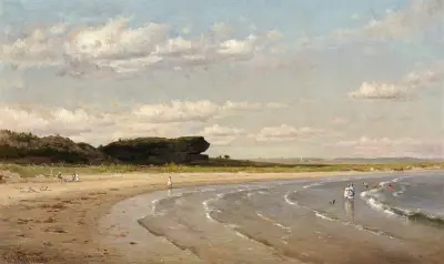 Second Beach,Newport av Worthington Whittredge
