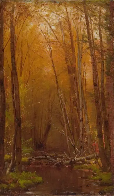 The Birches Of The Catskills av Worthington Whittredge