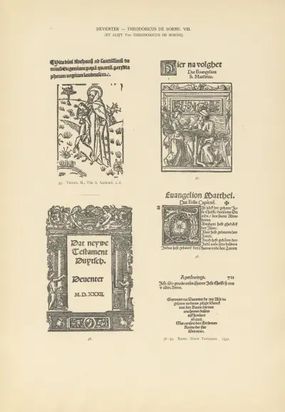 L’art typographique dans les Pays-Bas pendant les années 1500 à 1540 Pl.060 av Wouter Nijhoff