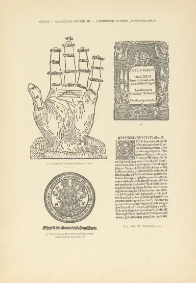 L’art typographique dans les Pays-Bas pendant les années 1500 à 1540 Pl.083 av Wouter Nijhoff