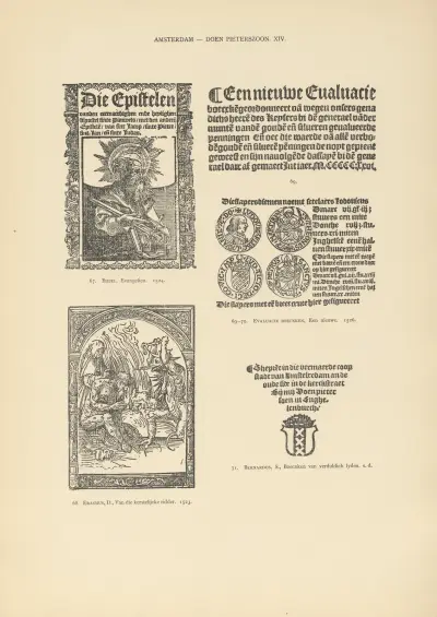 L’art typographique dans les Pays-Bas pendant les années 1500 à 1540 Pl.021 av Wouter Nijhoff