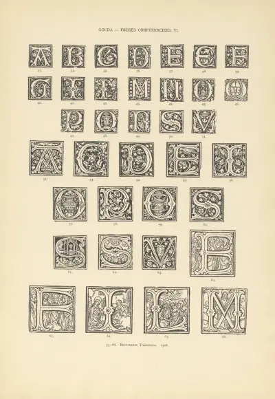 L’art typographique dans les Pays-Bas pendant les années 1500 à 1540 Pl.079 av Wouter Nijhoff