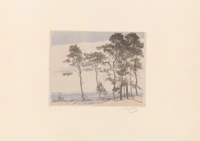 Little Pine Trees No. II av Leon Wyczółkowski