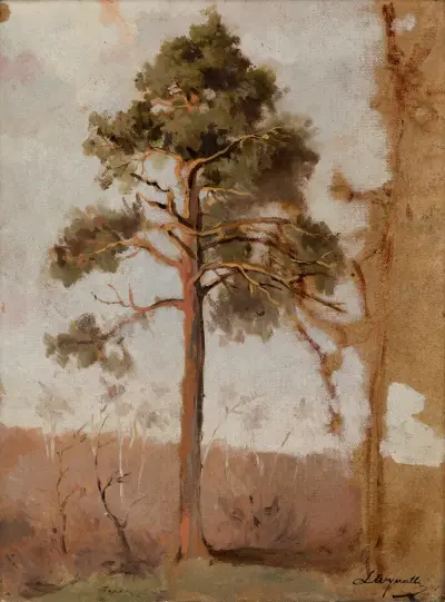Pines at Połąga av Leon Wyczółkowski