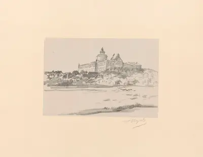 The Castle av Leon Wyczółkowski